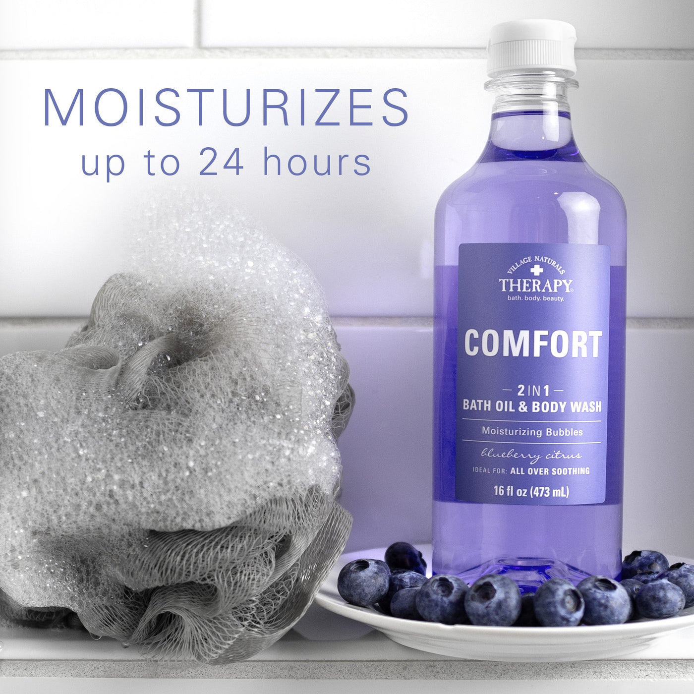 Chronic Pain & Fatigue Foaming Bath Oil & Body Wash