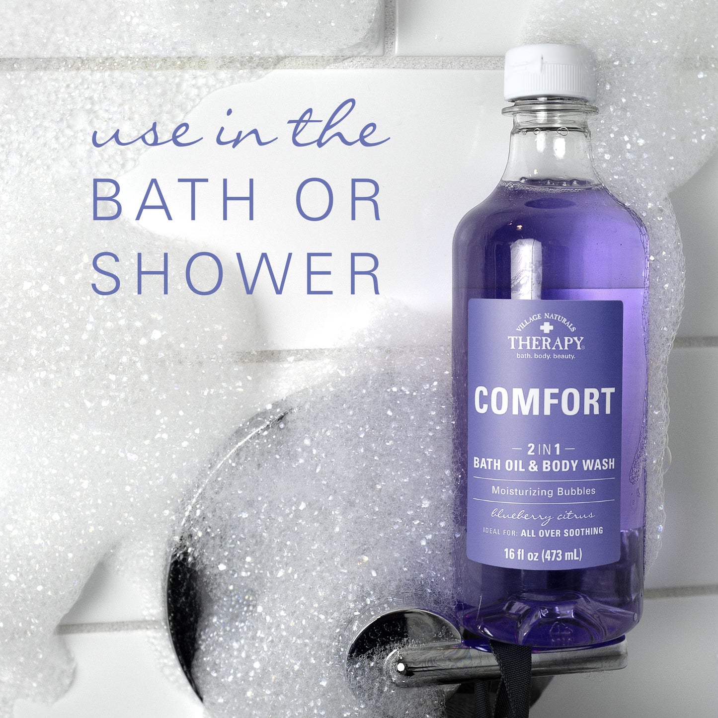 Chronic Pain & Fatigue Foaming Bath Oil & Body Wash