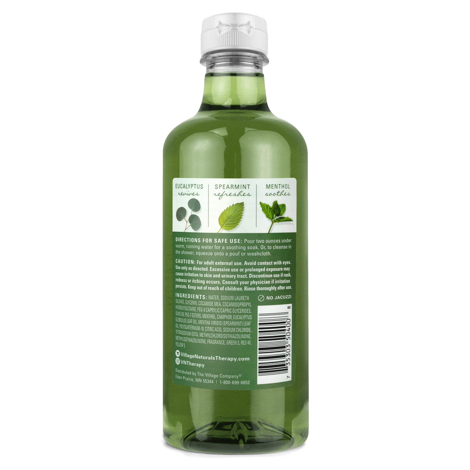 Village Naturals Therapy Muscle 2 in 1 Foaming Bath Oil & Body Wash