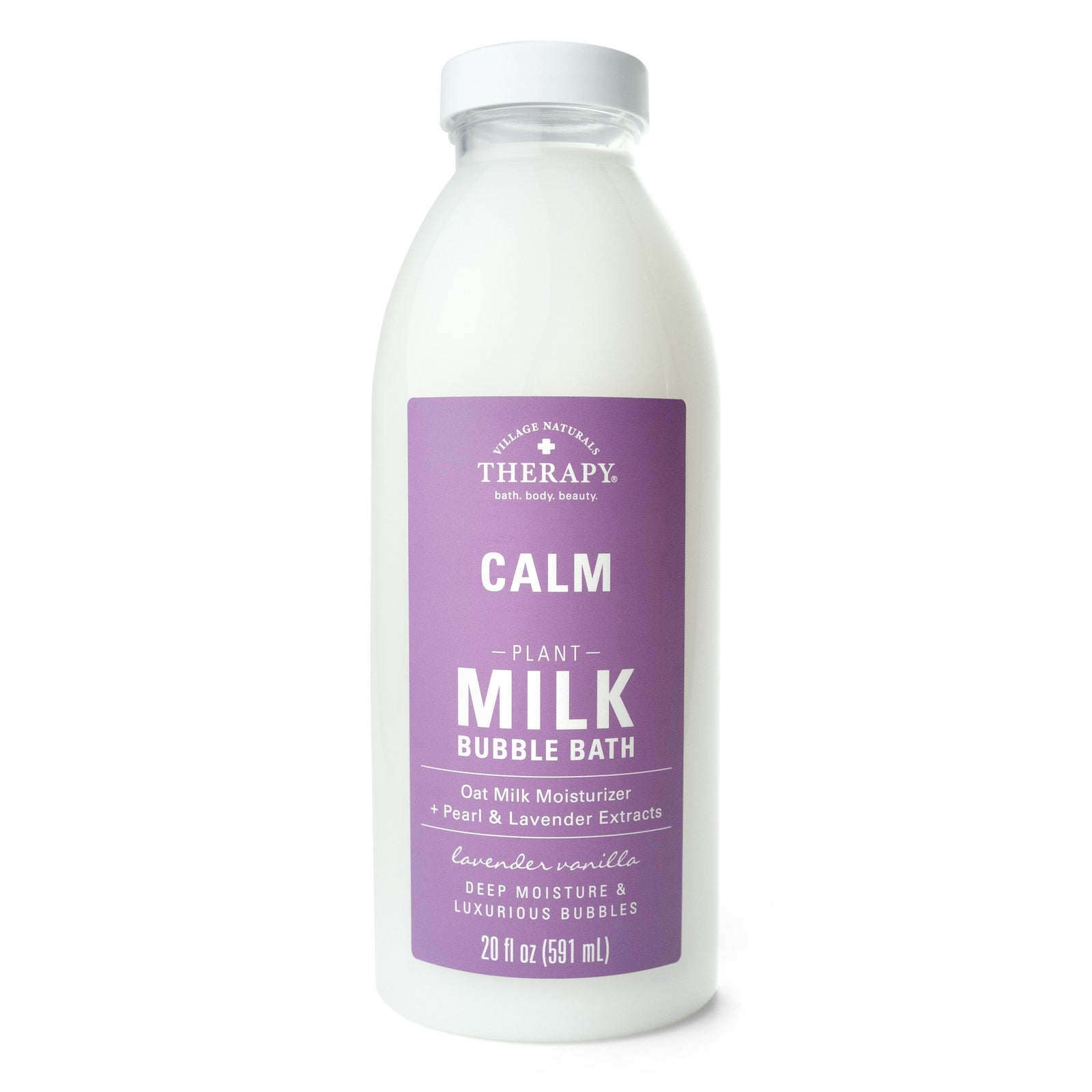 Village Naturals Therapy Calm Plant Milk Bubble Bath