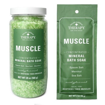 Village Naturals Therapy Muscle Concentrated Mineral Bath Soak