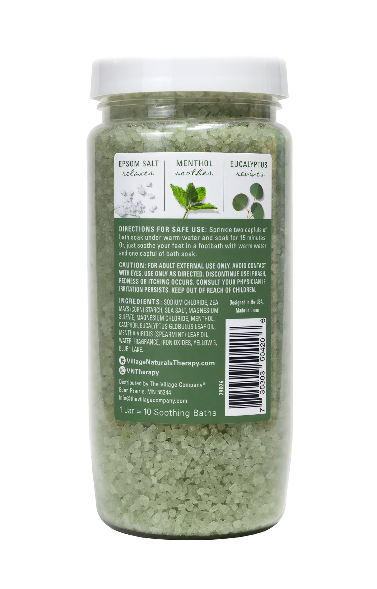 Muscle Concentrated Mineral Bath Soak