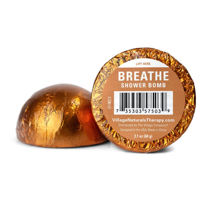 Village Naturals Therapy Breathe Shower Bomb