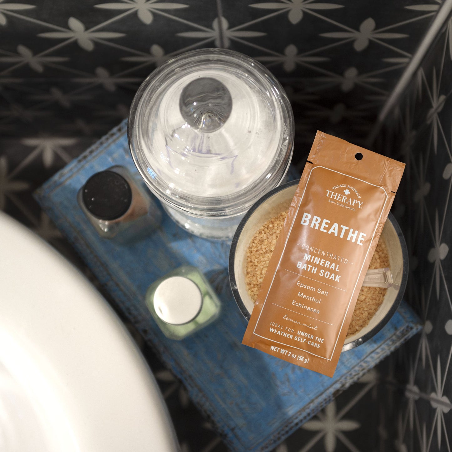 Village Naturals Therapy Breathe Concentrated Mineral Bath Soak