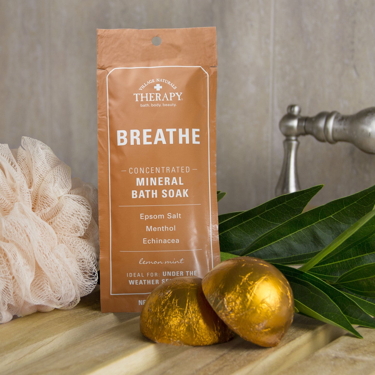 Village Naturals Therapy Cold & Allergy Concentrated Mineral Bath Soak