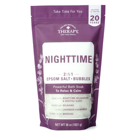 Village Naturals Therapy Nighttime Relief Foaming Epsom Bath Soak