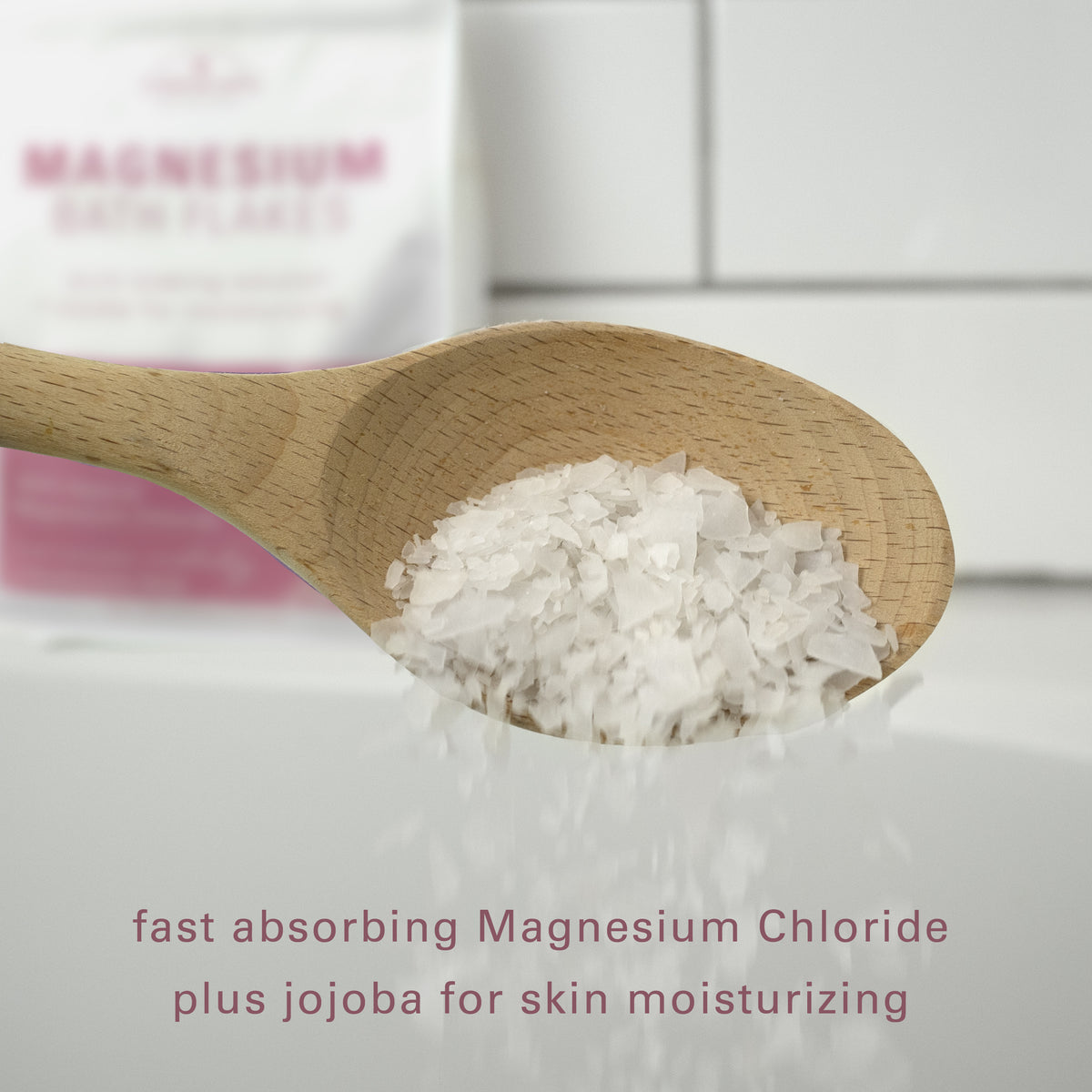 Glow Magnesium Bath Flakes