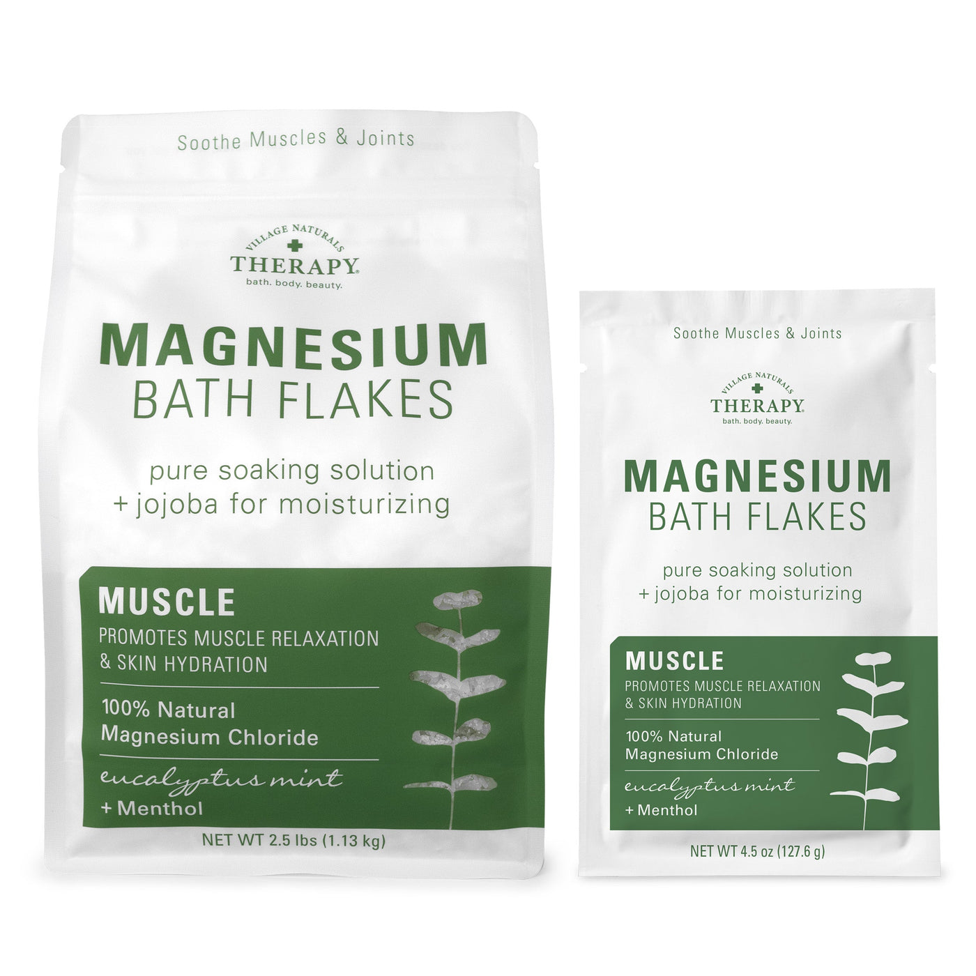 Village Naturals Therapy Muscle Magnesium Bath Flakes