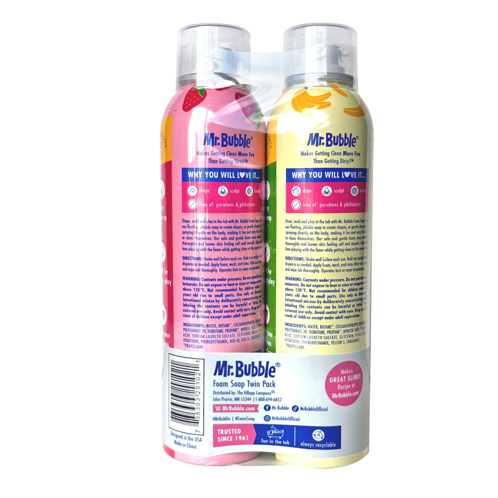 Foam Soap Twin Pack, Rotating Colors