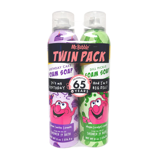 Foam Soap Twin Pack, Rotating Colors
