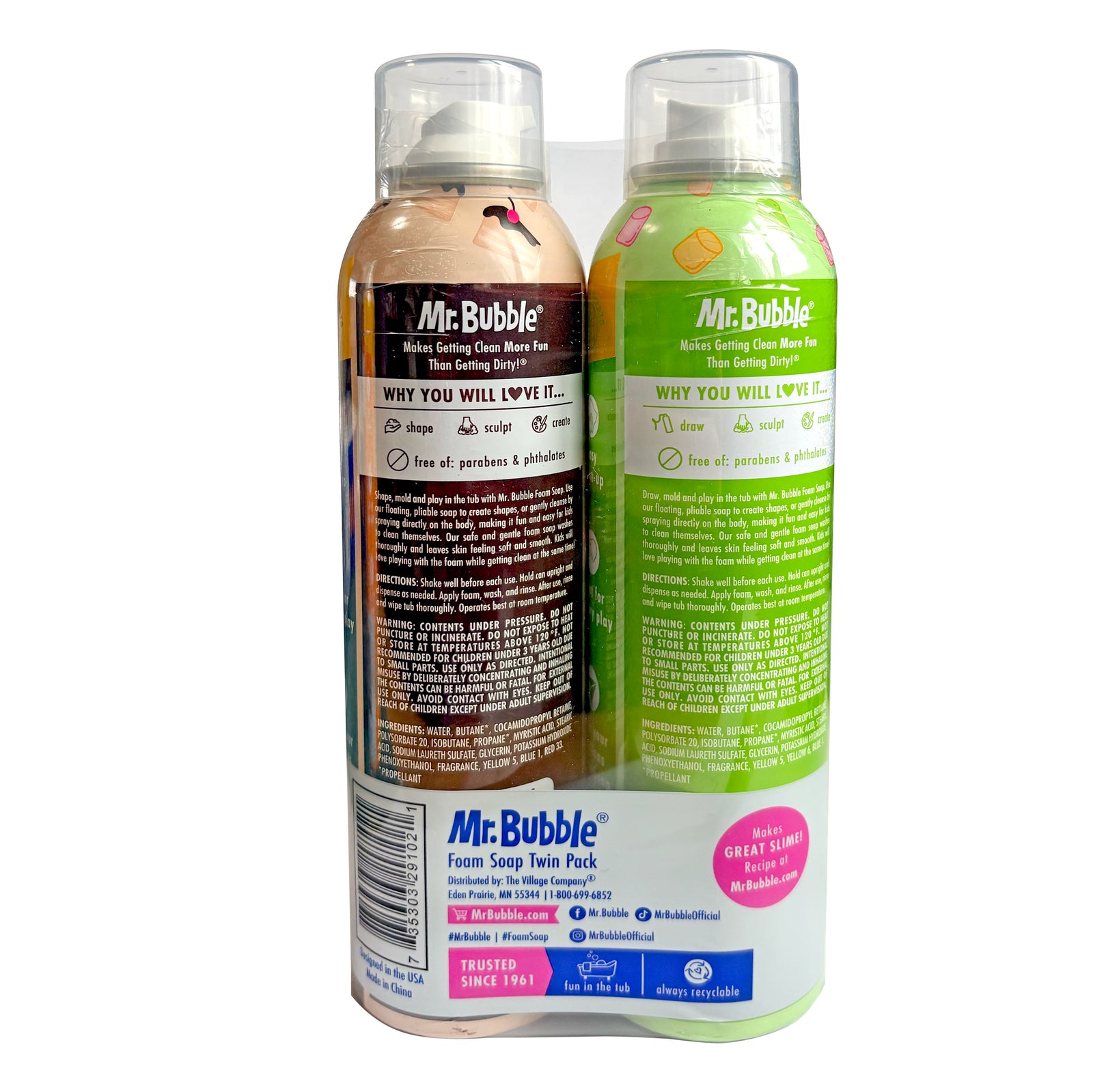 Foam Soap Twin Pack, Rotating Colors