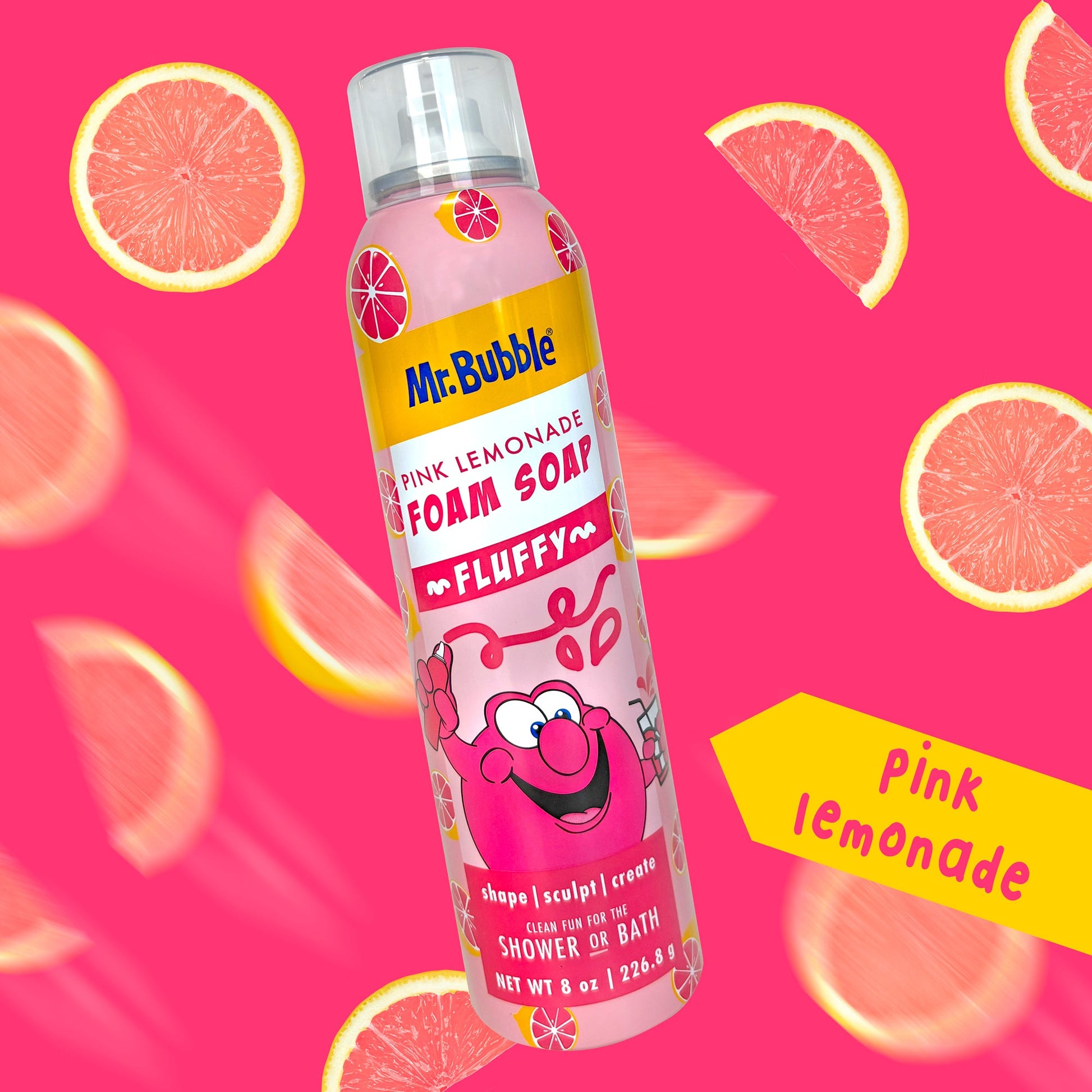 Mr. Bubble Fluffy Foam Soap Pink Lemonade