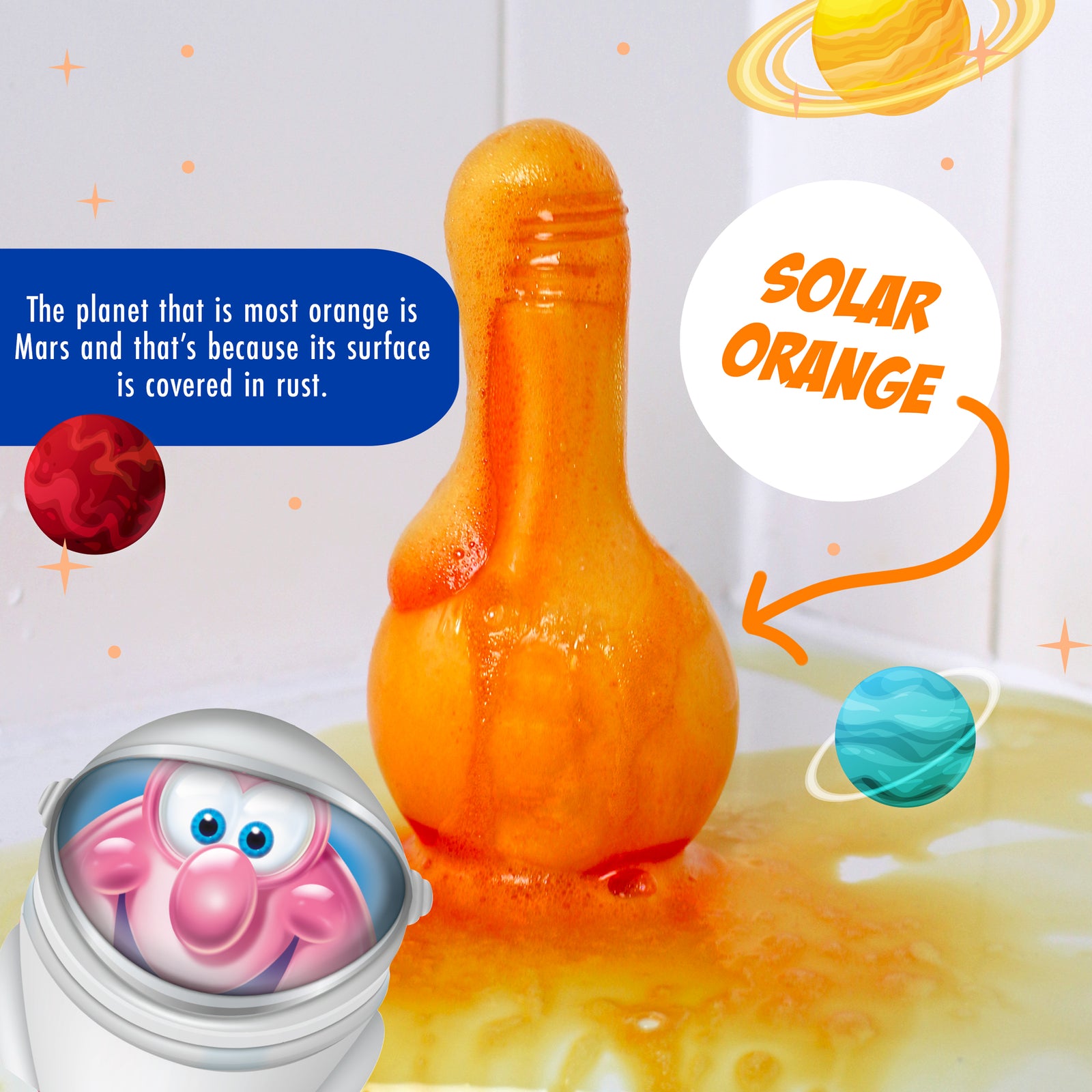 Mr. Bubble Scientific and Terrific Bath Potion Solar Orange