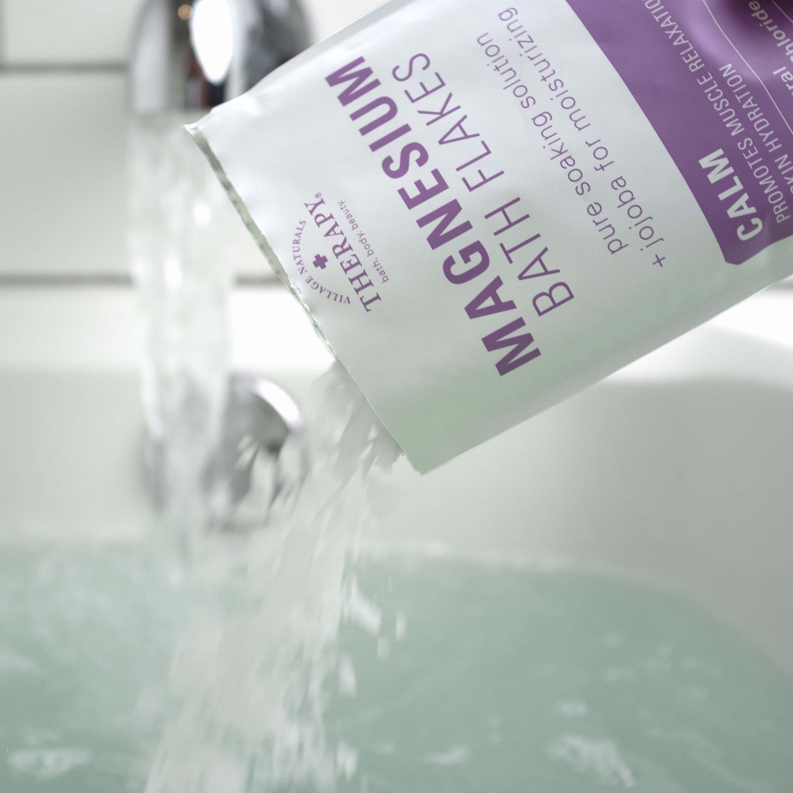 Village Naturals Therapy Calm Magnesium Bath Flakes 4.5 oz.