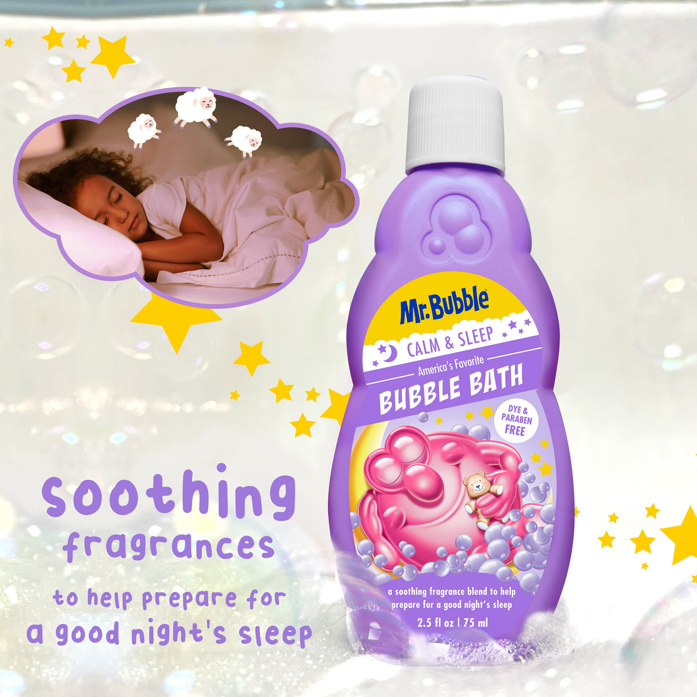 Calm & Sleep Bubble Bath, Mini 2.5 oz