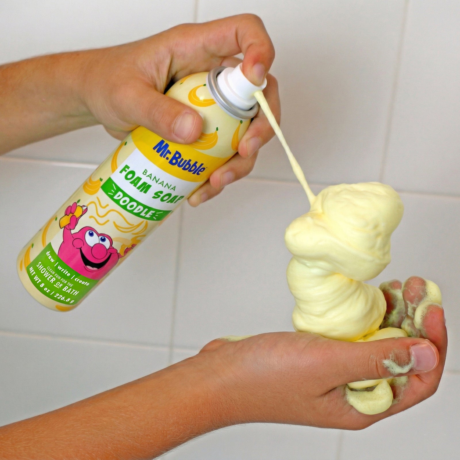 Mr. Bubble Doodle Foam Soap Banana