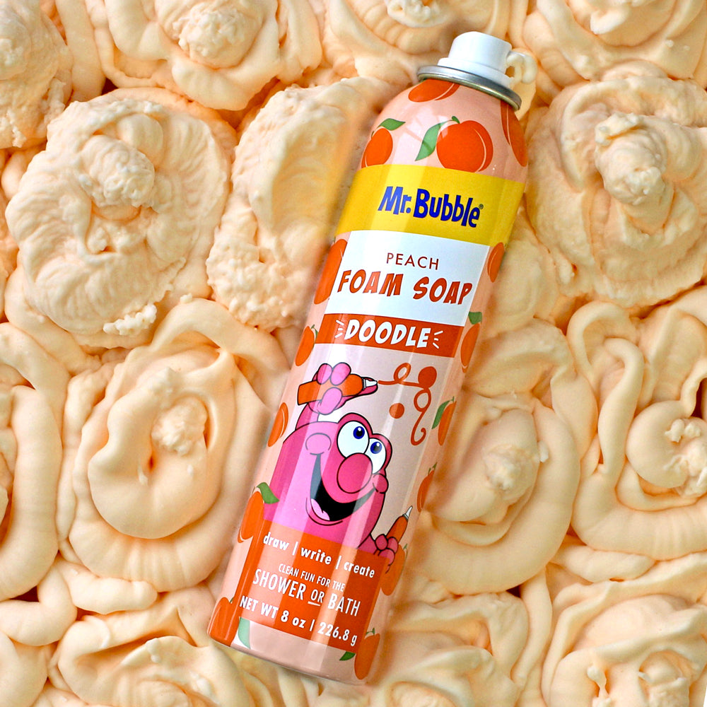 Mr. Bubble Doodle Foam Soap Peach
