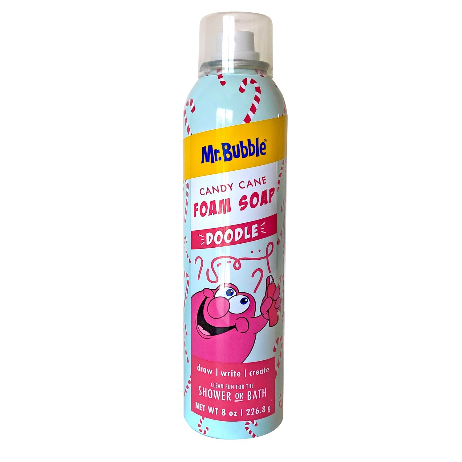 Mr. Bubble Doodle Foam Soap Candy Cane