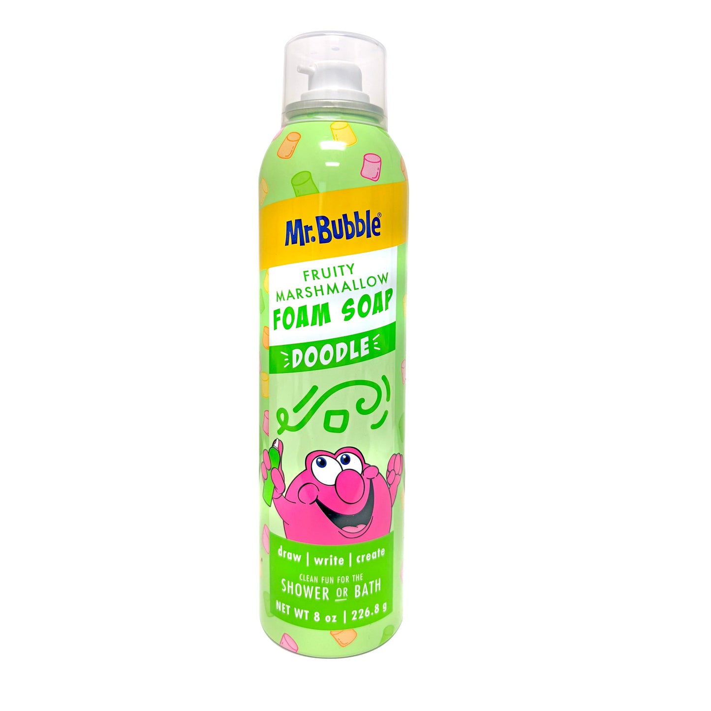 Mr. Bubble Doodle Foam Soap Fruity Marshmallow