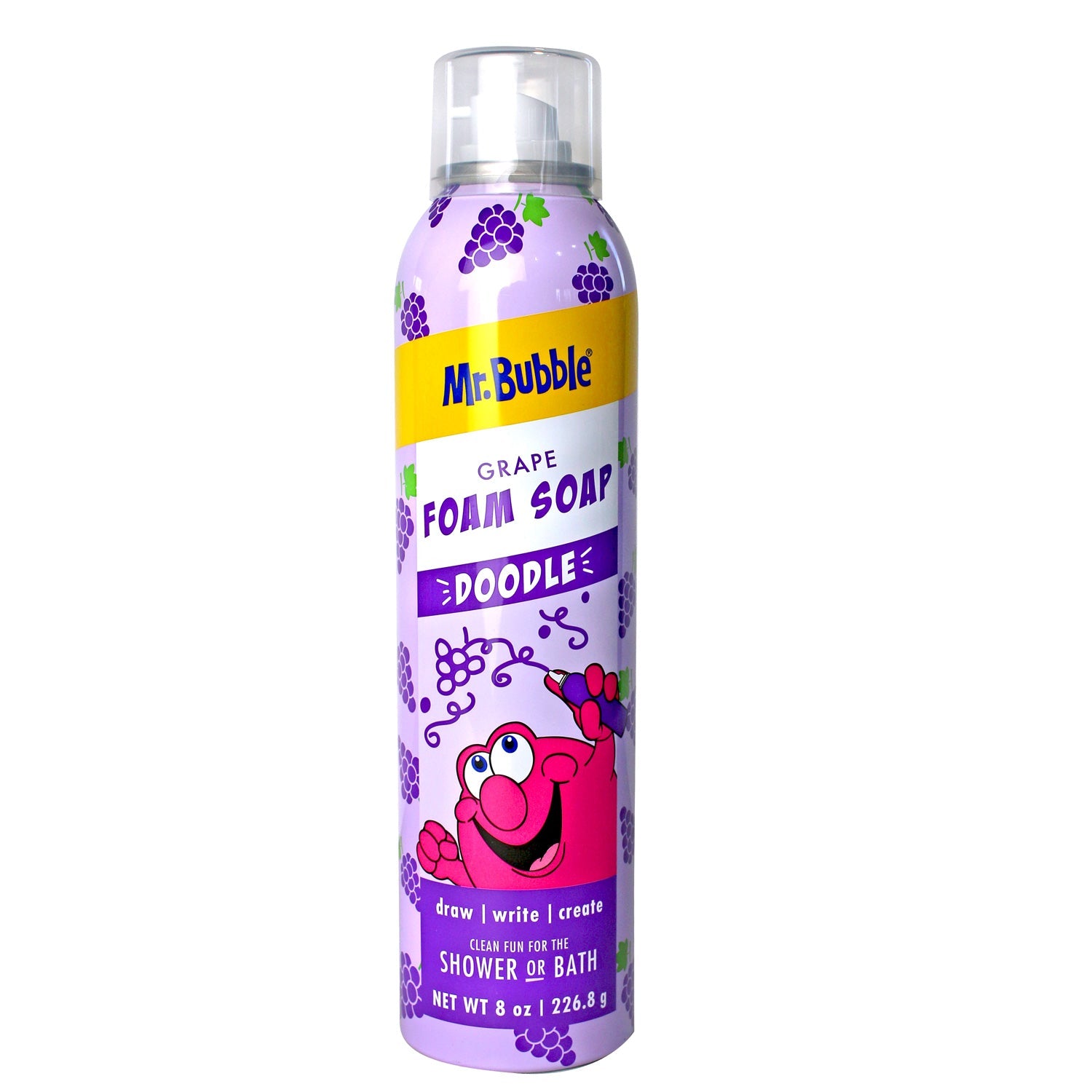 Mr. Bubble Doodle Foam Soap Grape