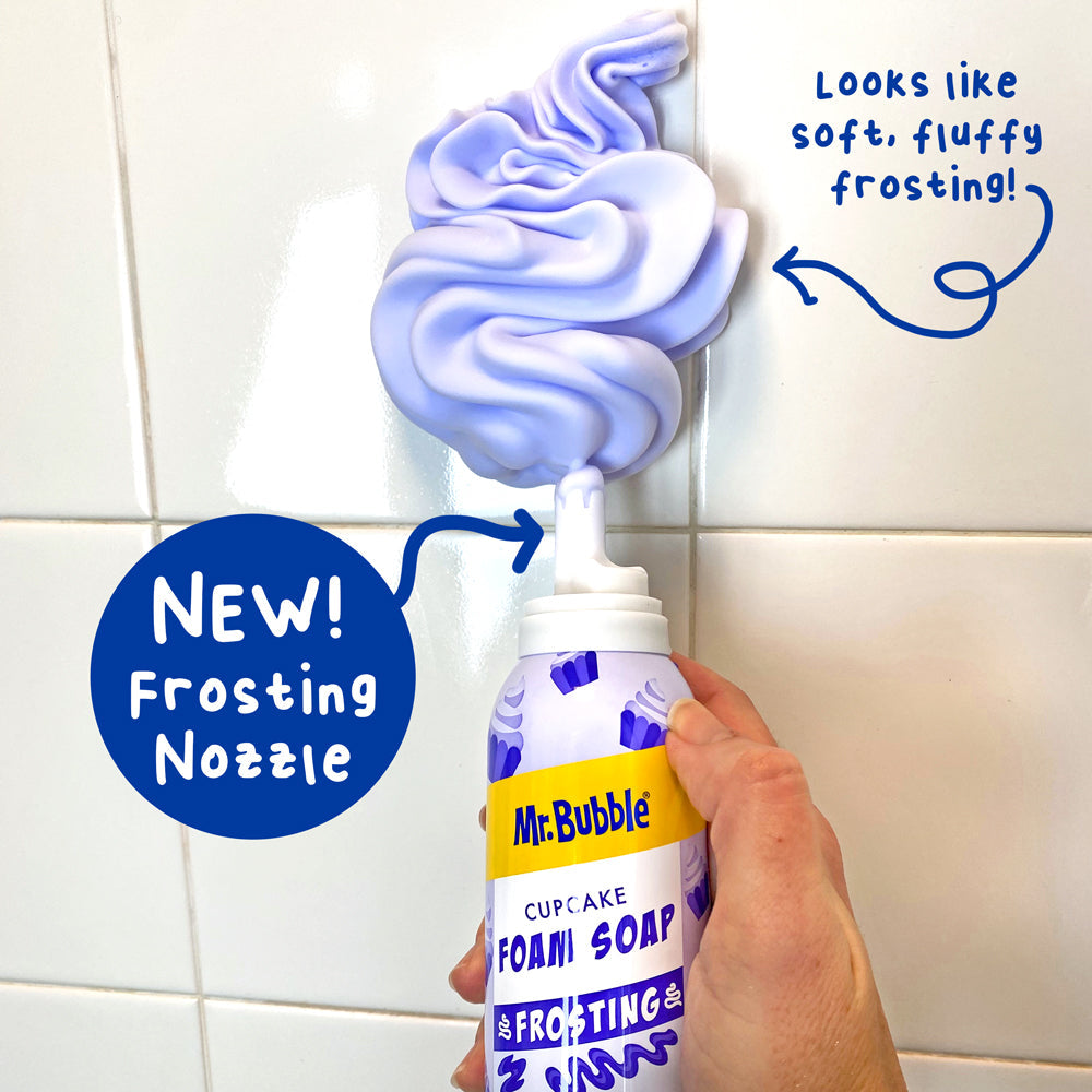 Mr. Bubble Frosting Foam Soap Cupcake