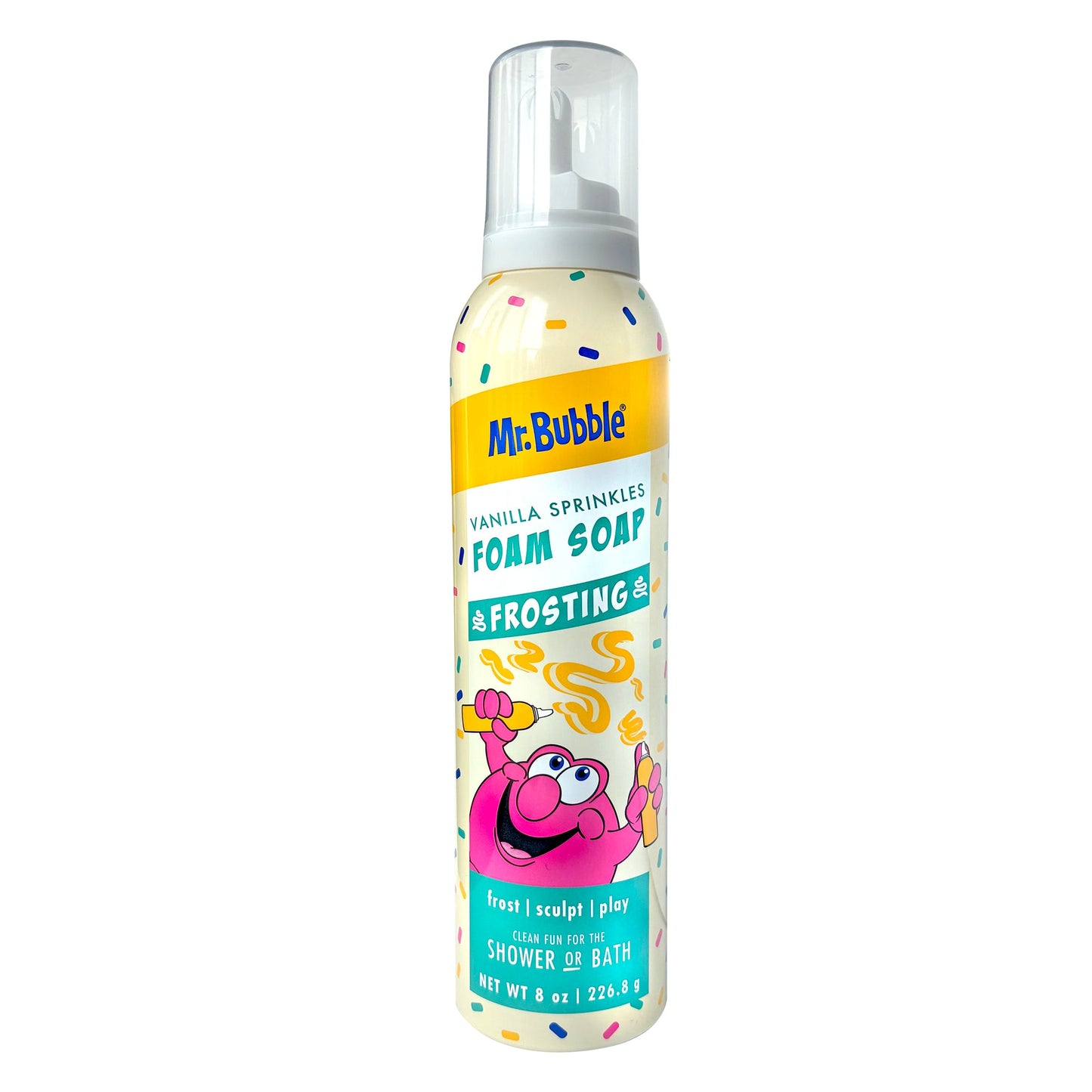 Mr. Bubble Frosting Foam Soap Vanilla Sprinkles 