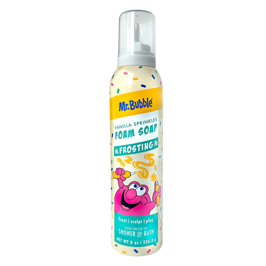 Mr. Bubble Frosting Foam Soap Vanilla Sprinkles 