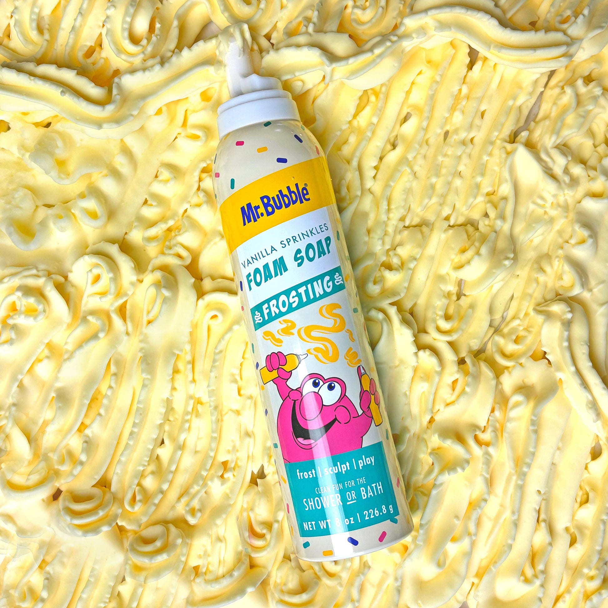 Mr. Bubble Frosting Foam Soap Vanilla Sprinkles 