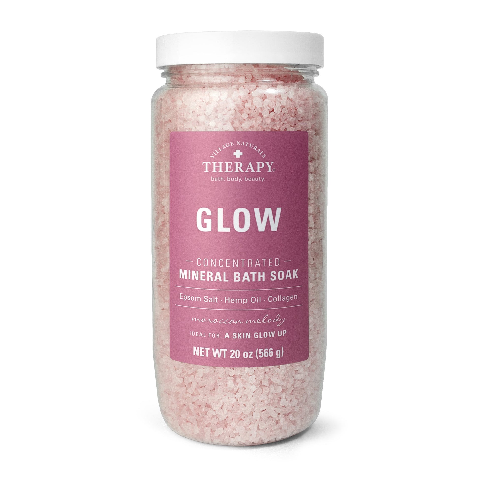 Village Naturals Therapy Glow Concentrated Mineral Bath Soak