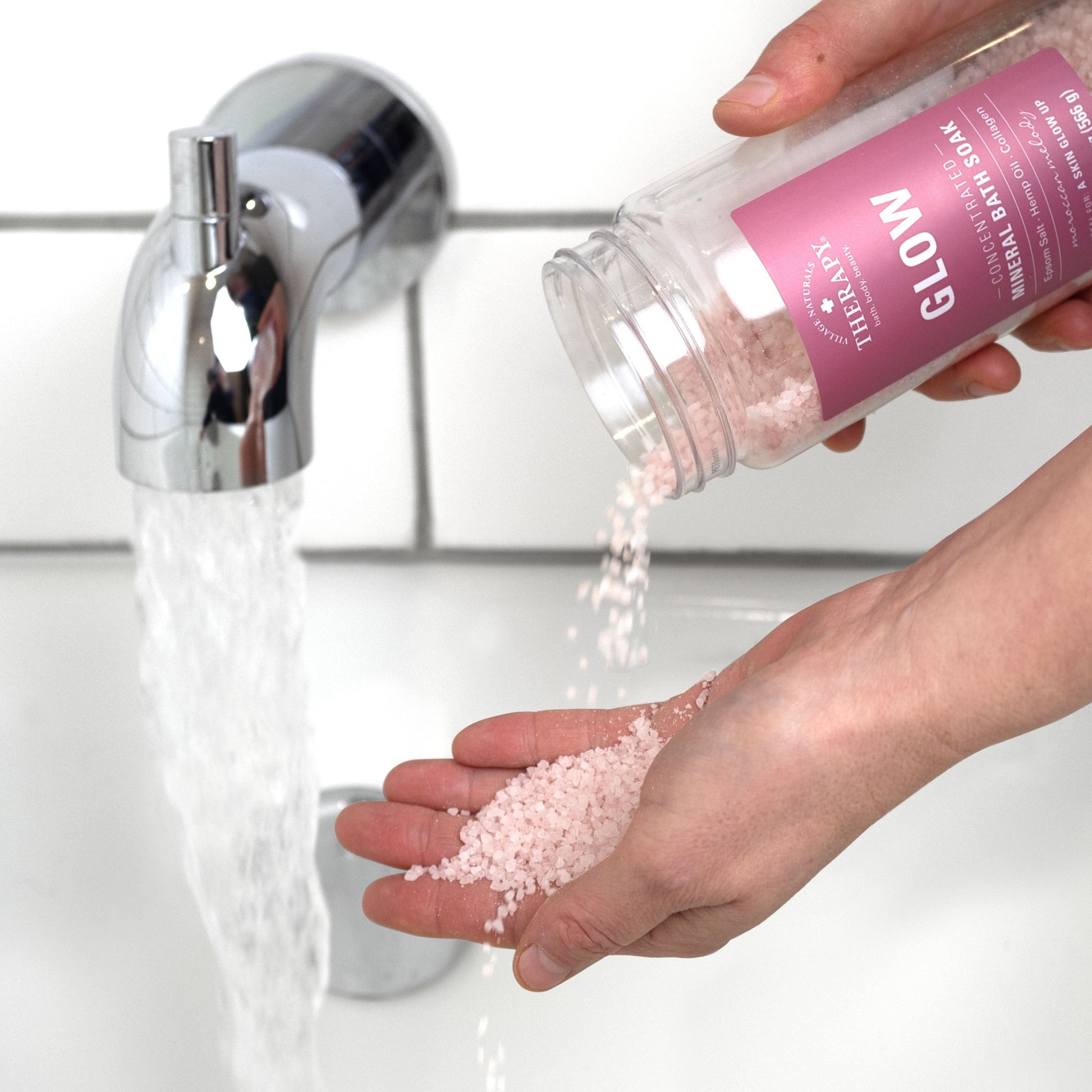 Village Naturals Therapy Glow Concentrated Mineral Bath Soak
