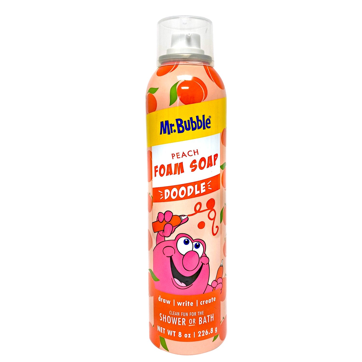 Mr. Bubble Doodle Foam Soap Peach