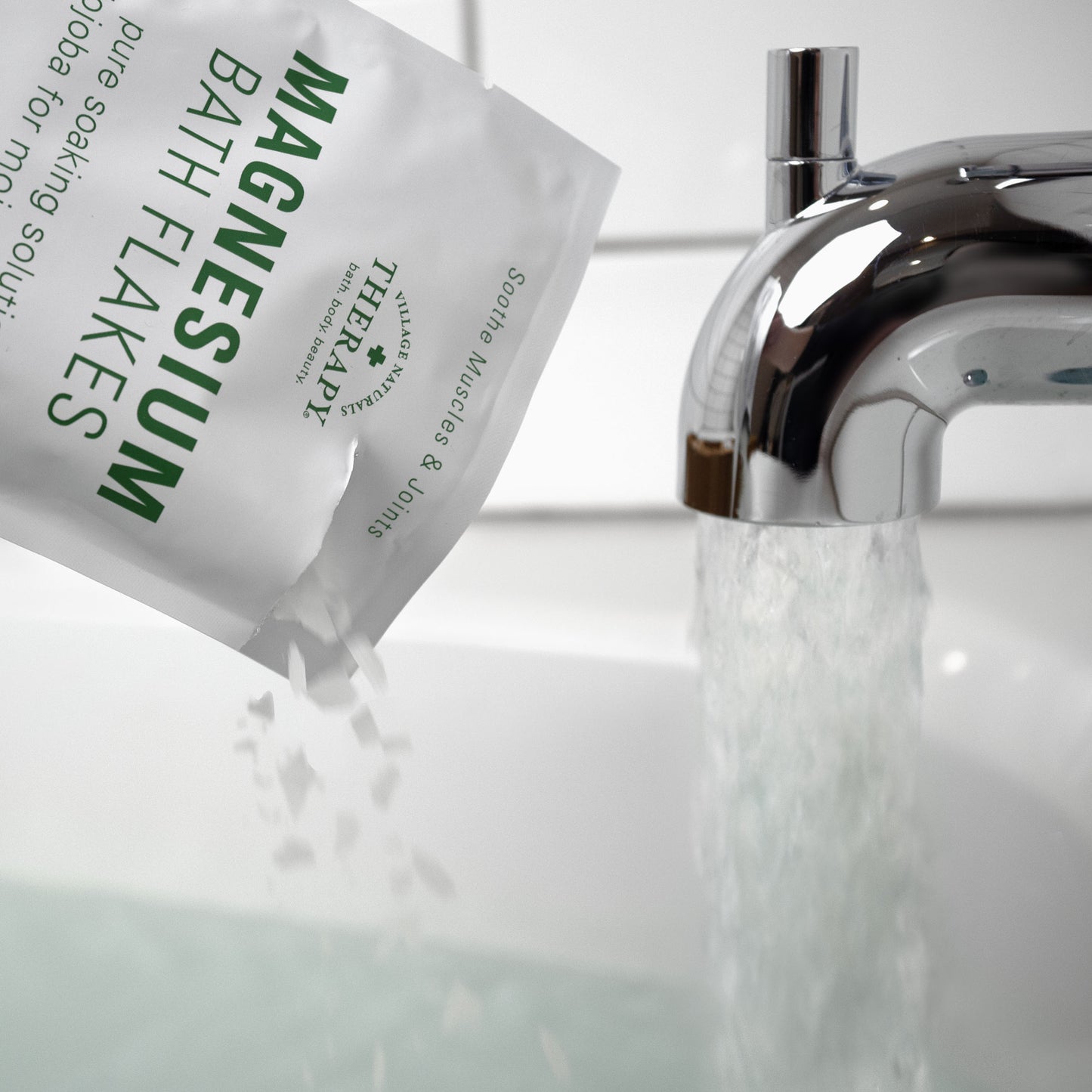 Village Naturals Therapy Muscle Magnesium Bath Flakes Packet 4.5 oz.