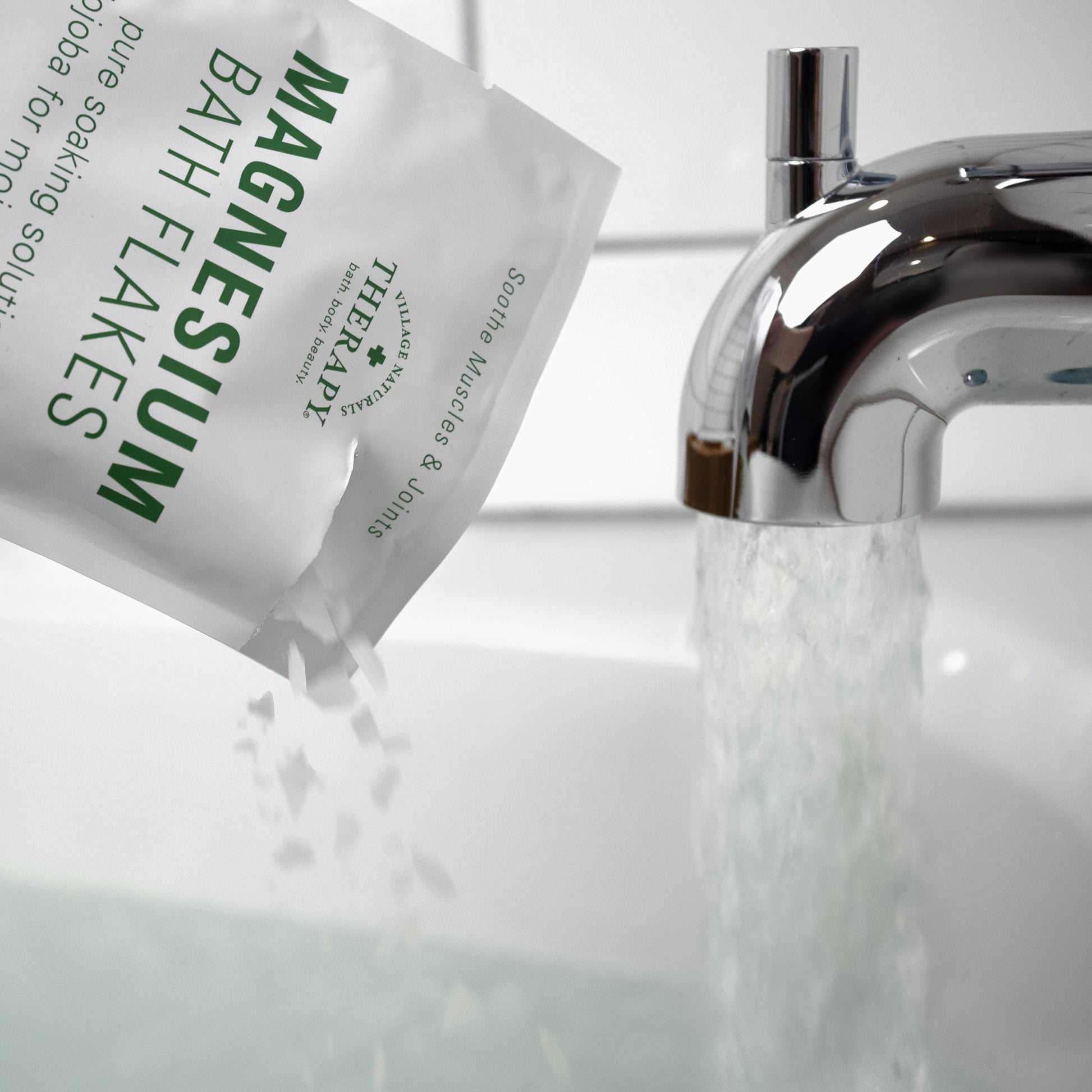 Village Naturals Therapy Muscle Magnesium Bath Flakes Packet 4.5 oz.