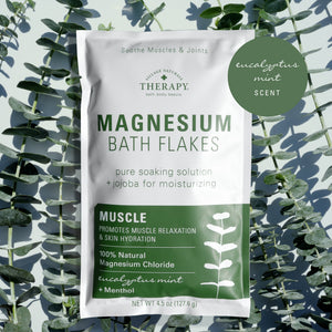 Village Naturals Therapy Muscle Magnesium Bath Flakes Packet 4.5 oz.