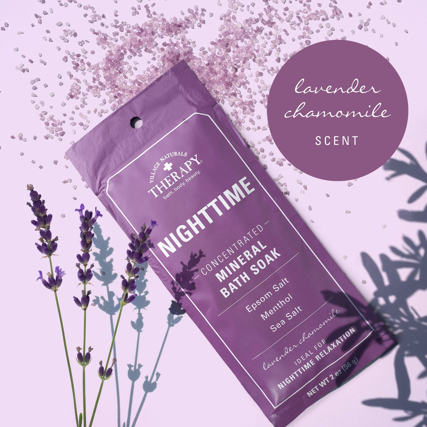 Village Naturals Therapy Nighttime Concentrated Mineral Bath Soak