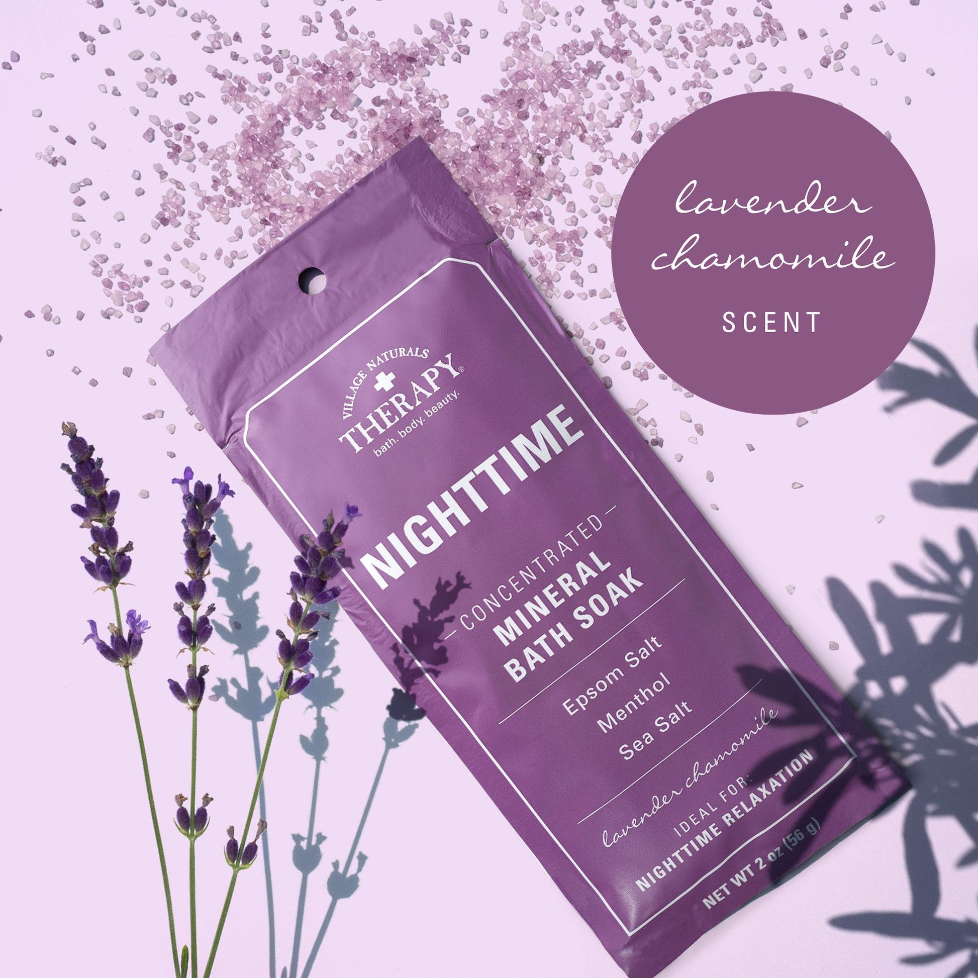 Village Naturals Therapy Nighttime Concentrated Mineral Bath Soak