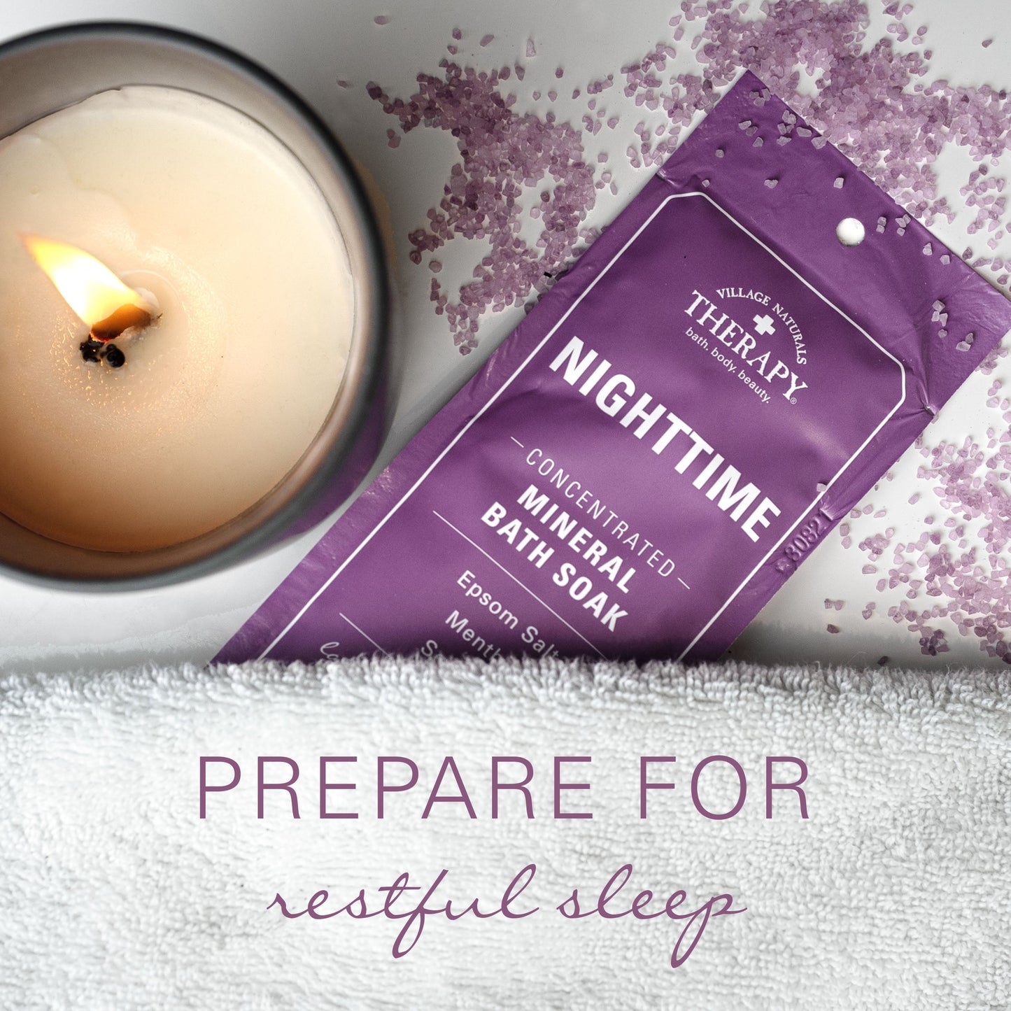 Village Naturals Therapy Nighttime Concentrated Mineral Bath Soak