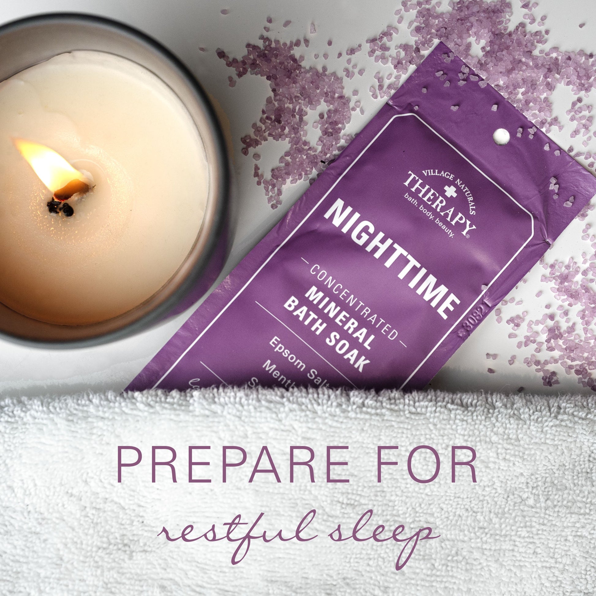 Village Naturals Therapy Nighttime Concentrated Mineral Bath Soak
