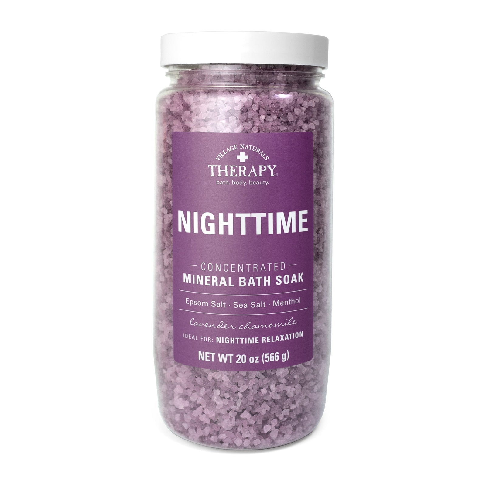 Village Naturals Therapy Nighttime Relief Concentrated Mineral Bath Soak 