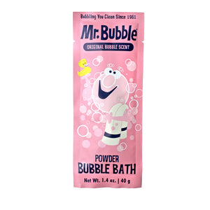 Retro Powder Bubble Bath Packet