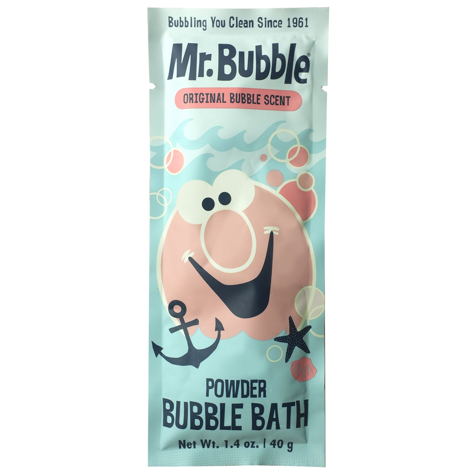 Retro Powder Bubble Bath Packet