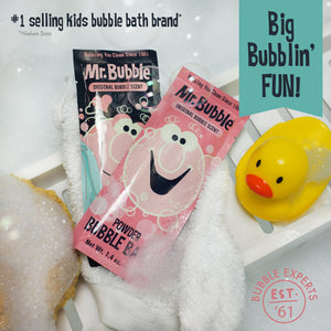 Retro Powder Bubble Bath Packet