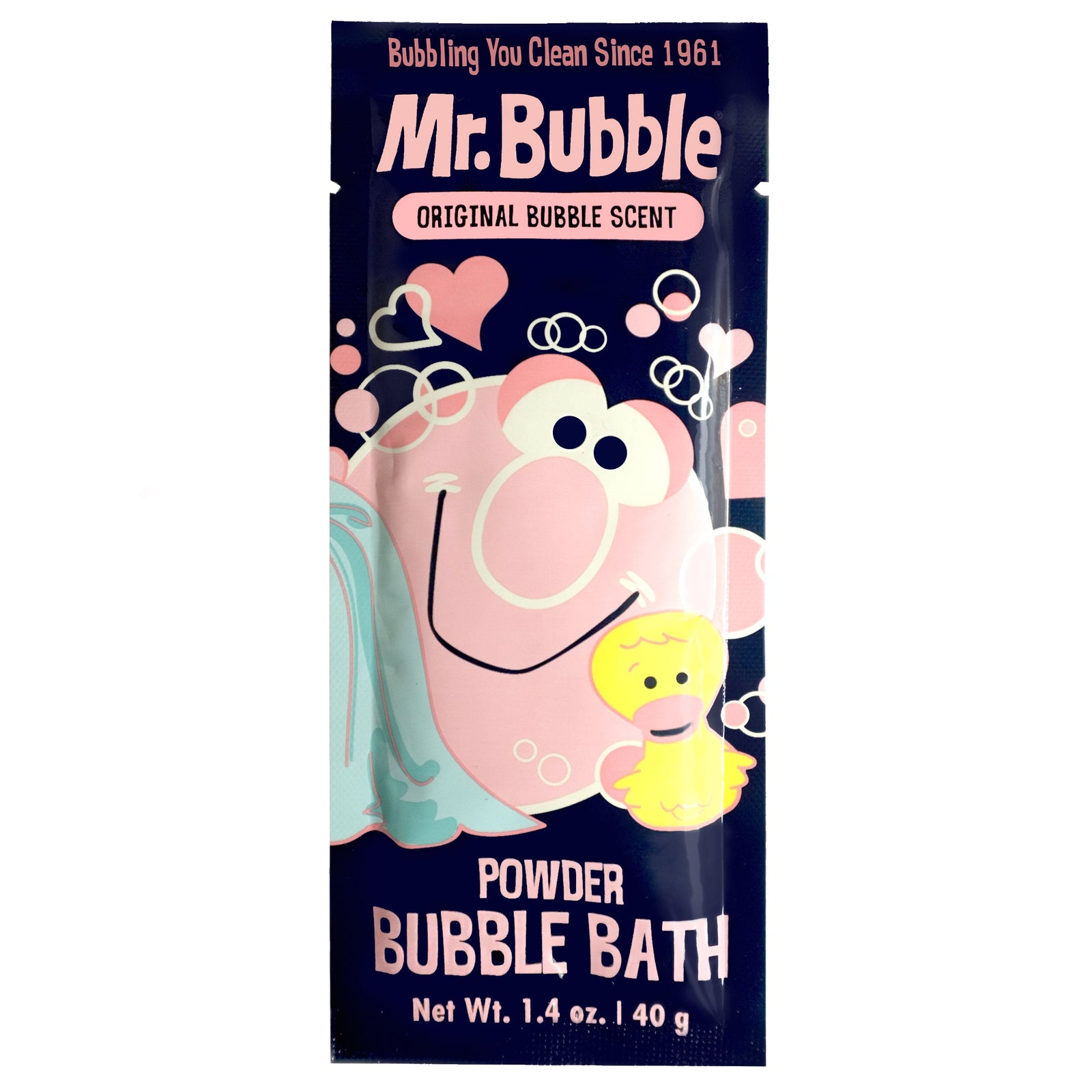 Retro Powder Bubble Bath Packet