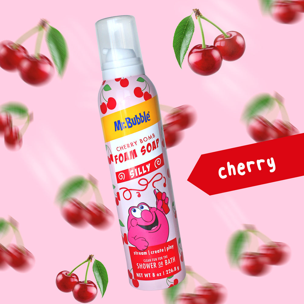 Mr. Bubble Silly Foam Soap Cherry Bomb