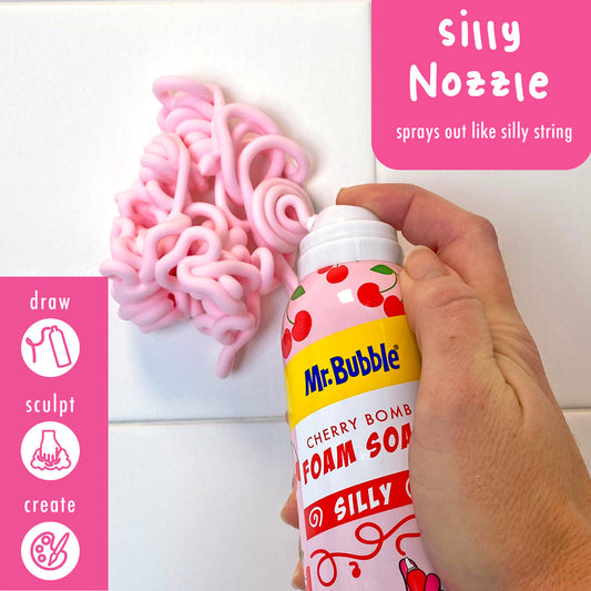 Mr. Bubble Silly Foam Soap Cherry Bomb