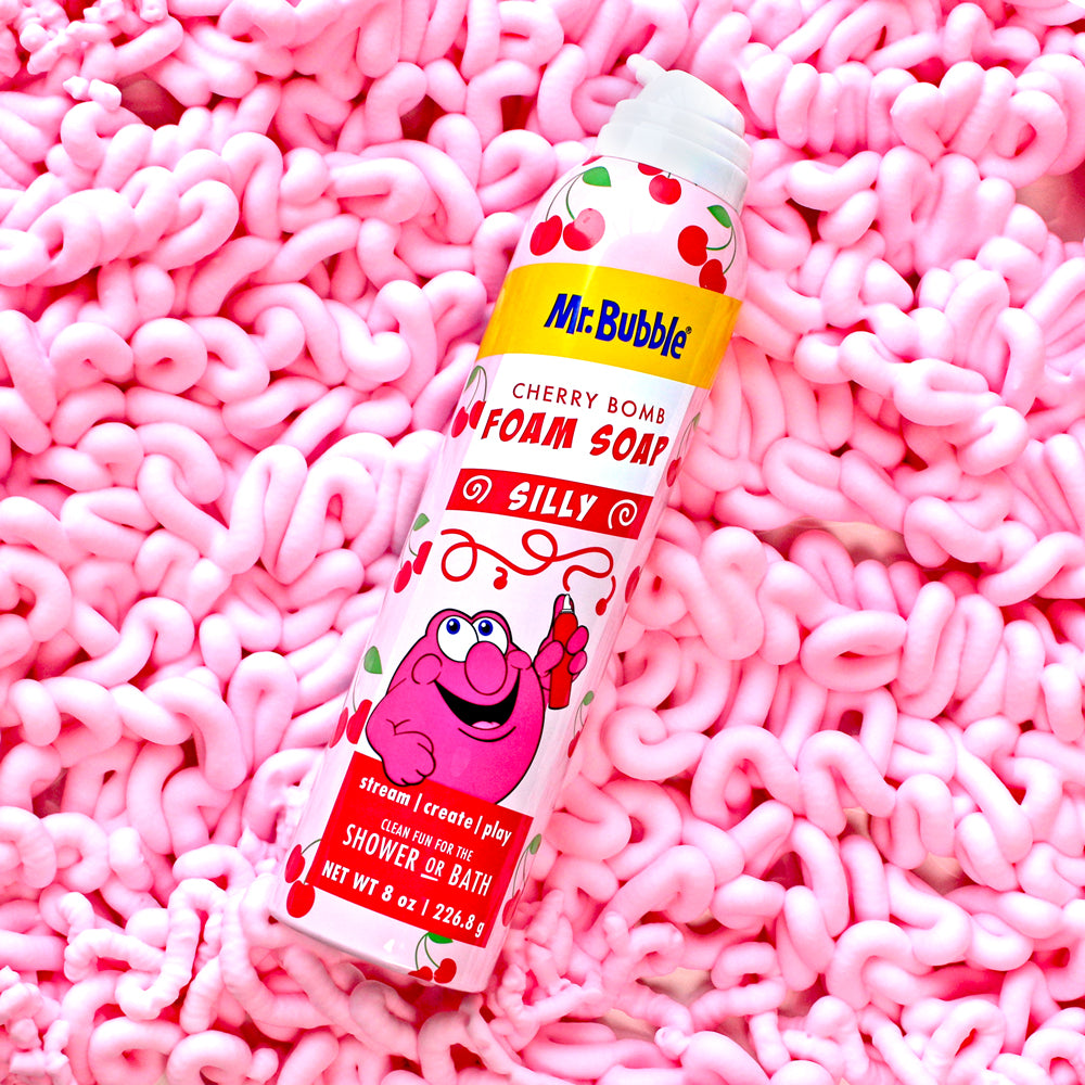 Mr. Bubble Silly Foam Soap Cherry Bomb