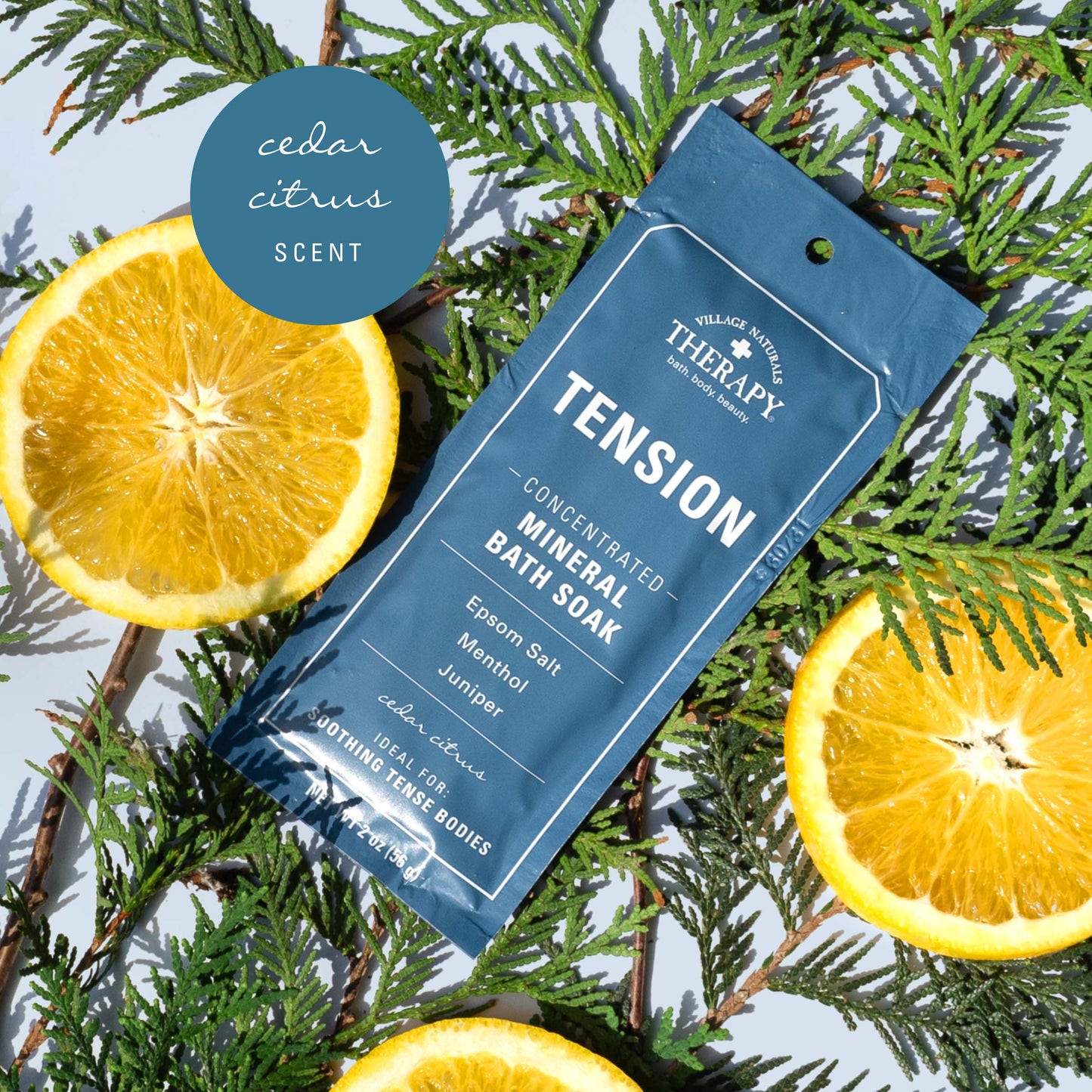 Village Naturals Therapy Tension Concentrated Mineral Bath Soak