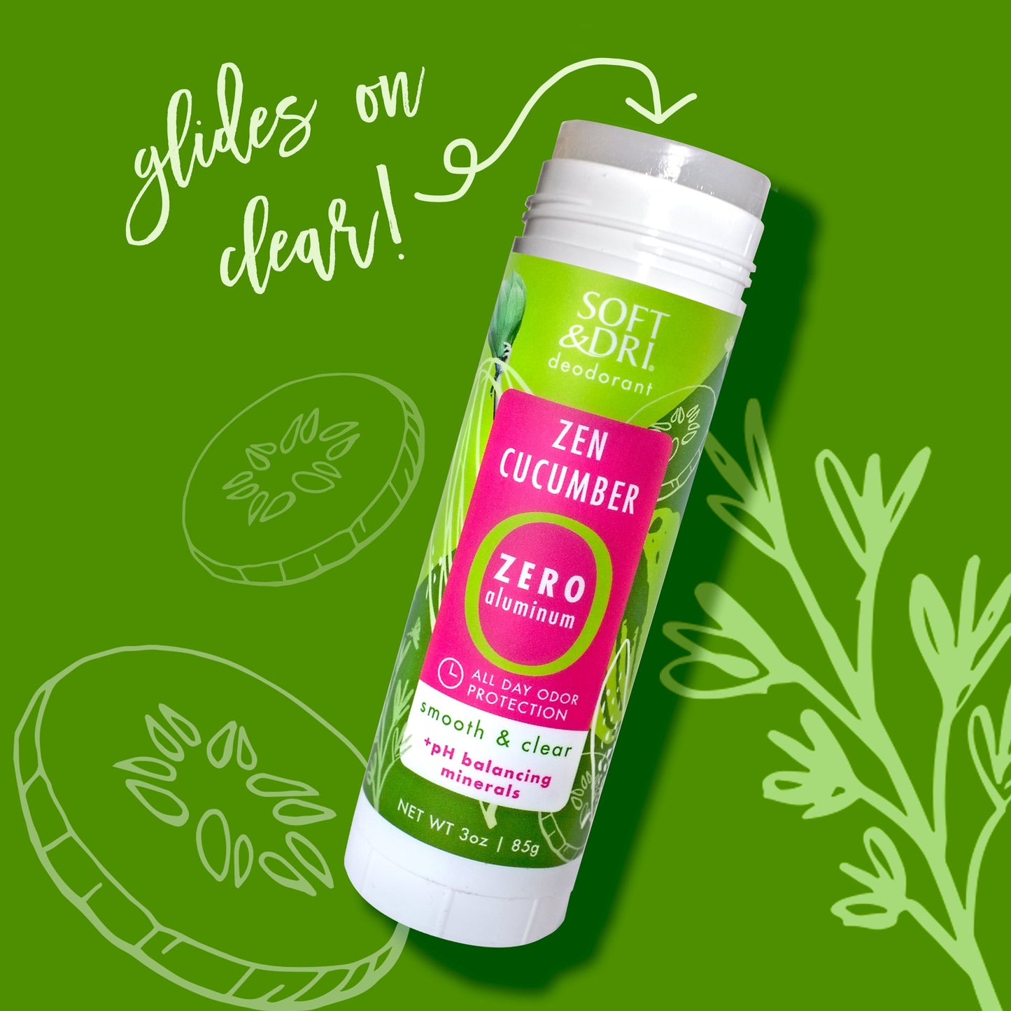 Soft & Dri Zen Cucumber Aluminum Free Deodorant