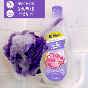 Calm & Sleep 3-in-1 Bubble Bath, Body Wash & Shampoo