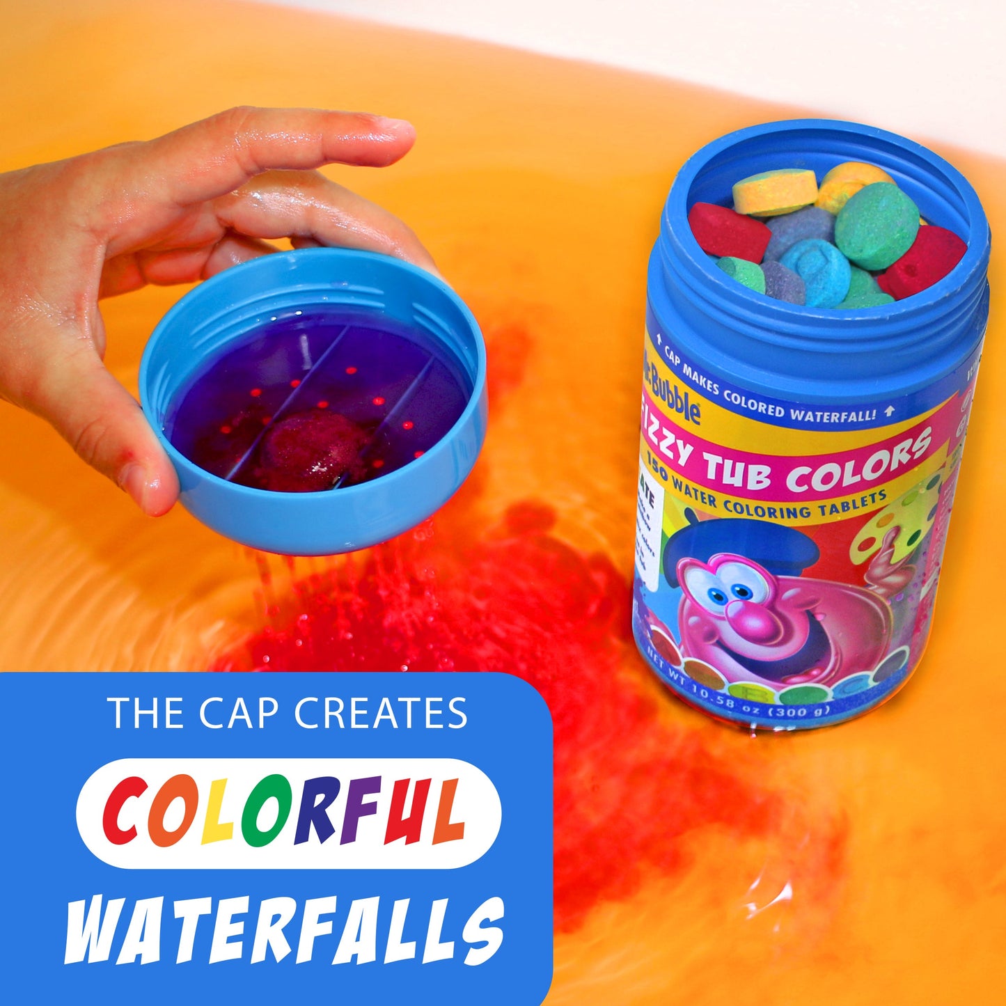 Mr. Bubble Fizzy Tub Colors 150 ct